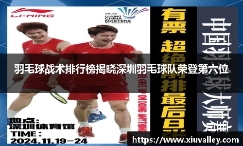 羽毛球战术排行榜揭晓深圳羽毛球队荣登第六位